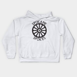 Defunct Spokane Spokes Hockey Team Kids Hoodie